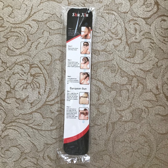 Hair European Bun Maker Brown and Black Shu Xin - Picture 2 of 3